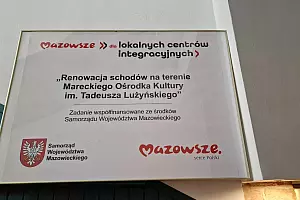 Informacja o dofinansowaniu przez samorząd Mazowsza