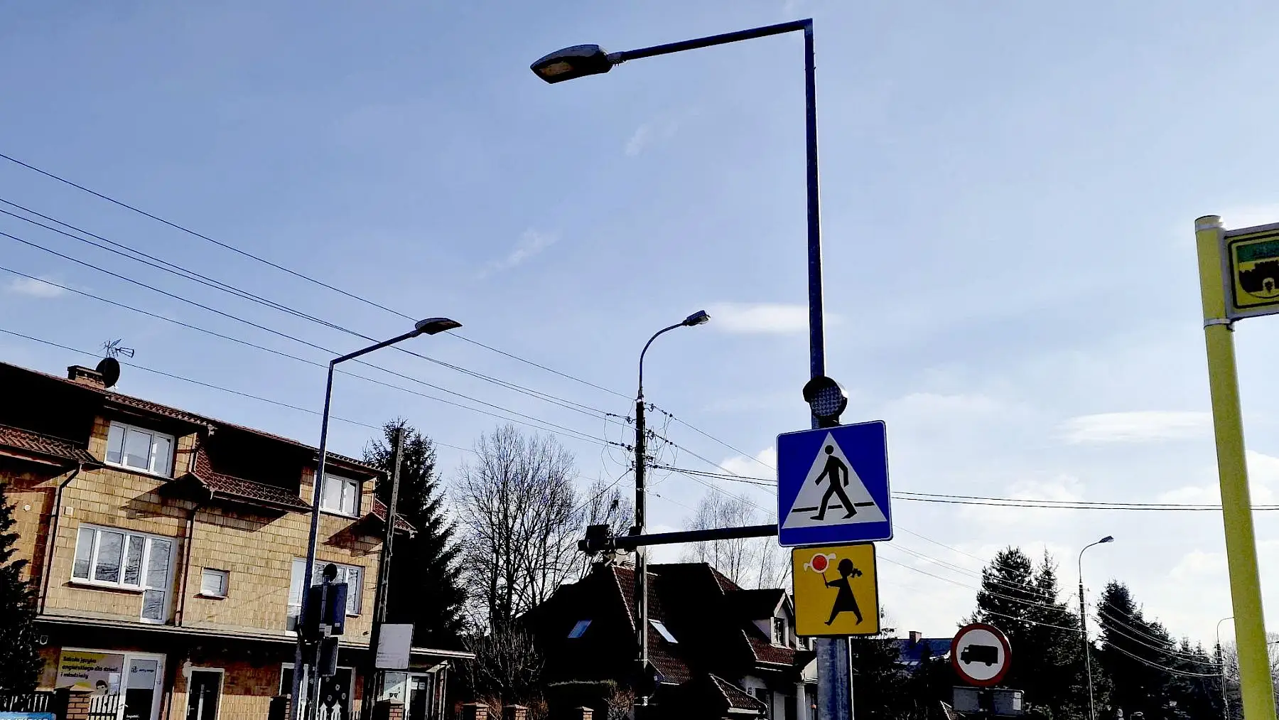 zrealizowana inwestycja: Budowa doświetlenia przejść dla pieszych Okólna róg Głowackiego